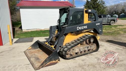 JD 333D Tracked Skid Steer, SN: 235237