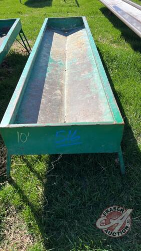 10’ Metal Feed Trough