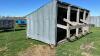 16’ Metal Clad Calf Shelter on Wooden Skids - 3