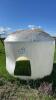 Poly Tank made into Calf Shelter