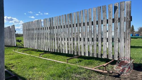 32’ Windbreak Panel on Skids