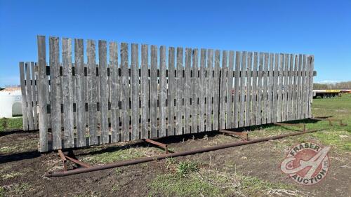 31’ Windbreak Panel on Skids