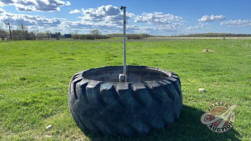 Industrial Tire Water Trough