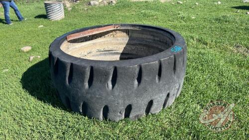 Industrial Tire Water Trough