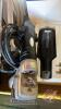 Calf puller, Sunbeam Stewart Clipmaster clippers, buddex rechargeable dehorners, Bal-Zac Burdizzos, hoof trimmer, and misc vet supplies - 4