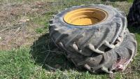 Used 13-26 tractor tire on 8-bolt rim