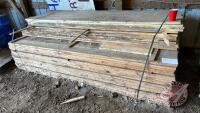 8’ x 1”x6” rough cut planks (Approx 220 pieces)