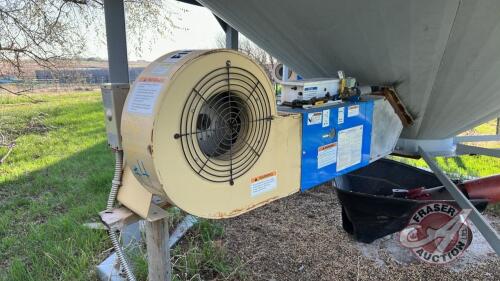 Fan #4 3HP 1PH FieldKing Aeration Fan with Grain Guard Supplemental Heater