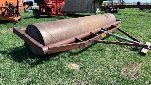 15’ Farm Built land roller with 36” drum