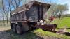 13’ tandem axle gravel box wagon with telescopic hoist (tractor pull NO TOD)