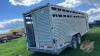 2001 24&rsquo; x 7&rsquo; Featherlite tandem axle aluminum stock trailer, VIN: 4FGL024231C042919, Owner: Estate of John W Johnson, Seller: Fraser Auction_______________ - 5