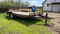 2008 PJ 18’ tandem axle flat deck trailer, VIN: 3CVC6182682118576, Owner: Estate of John W Johnson, Seller: Fraser Auction_______________