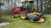 NH H8040 windrower with 16’ NH16HS crimper header, S/N: YDG668606