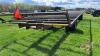 34’ x 10’ steel frame bale trailer with s/a converter dolly - 6