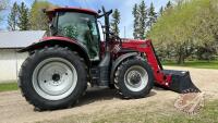 CaseIH Maxxum 110 MFWD tractor with CaseIH L745 loader, S/N: ZFBE03486