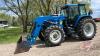 NH 8160 MFWD tractor with Allied 695 Hyd Self Level loader, S/N: 104082B