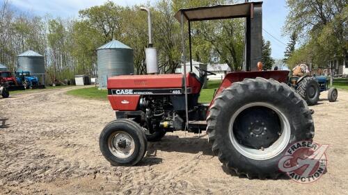 Case IH 485 dsl 2WD tractor, S/N: 021837