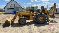 MF 203 dsl tractor with MF 100 loader & MF 220 backhoe, S/N: JDF65900293