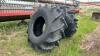 Used GoodYear 23.1-26 tire (some cracks between ribs)