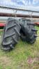 Used GoodYear 23.1-26 tire (some cracks between ribs) - 2