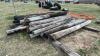 Various poles/posts upto 10’ length (35 pieces) - 2