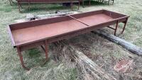 10’x3’ feed trough