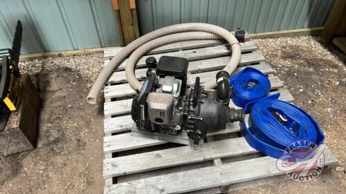 5hp Honda GC160 2” pump W/ hose