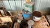 Vulmaster press and antique pails and fencer - 3
