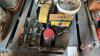 3&rdquo; ratchet strap, lights, pulley puller, 540-1000 shaft adapter, electrical panel, fencer, grease gun, hose clamps and misc items - 4