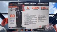 TMG-ACE60: 60 Gal 5hp Electric Air Compressor, F37