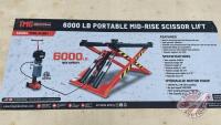 TMG-ALS61: 6000-lb Portable Mid-Rise Scissor Lift, F37