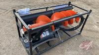 TMG-SAG12: Skid Steer Auger Drive Attachment, F37