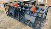 TMG-SG84: 84" Skid Steer Skeleton Grapple, F37