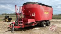 NDE 2806 vertical feed mixer wagon, S/N 2967, F33 **Scale Head - Office Shed**