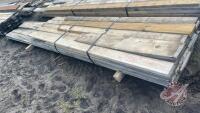 Lot of Various sized dimensional lumber up to 16' lengths, F40