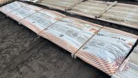 Approx 40 pcs of (short) 118" - (long) 216" tin, Color: Bright White, F42 We are NOT RESPONSIBLE for errors in descriptions