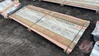 Approx 7 pcs of 96" tin, Color: Bright Red, F42 We are NOT RESPONSIBLE for errors in descriptions