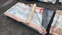 Approx 18 pcs of 69.25" tin, Approx 10 pcs of 19.25" tin, Color: Charcoal, F42 We are NOT RESPONSIBLE for errors in descriptions
