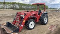 Foton 404 MFWD Tractor w/Hanmey FT 404-QS SL loader, S/N TB063966N, F58 **Keys - Office** **Belts & Manual - Office Shed**