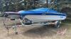 18' Invader boat w/ 1985 Calkins utility trailer, VIN: FS847984, F65, Owner: Brett J Fairbairn, Seller: Fraser Auction _______________ **Keys, TOD & Manual - Office** PST# 357140-8 - 2