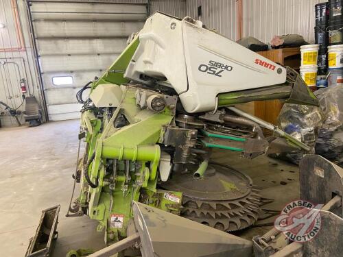 Claas Orbis 750 corn header, S/N 65902889, F212