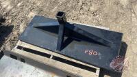 NEW Skidsteer receiver hitch, F80