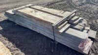 Lot of Live Edge/Rough cut lumber: Ash approx lengths up to 138", F73