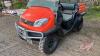 Kubota RTV 500 4x4 UTV,1654 hrs showing, S/N 41828, F73 **Keys - Office** - 3