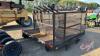 9' Steel expanded mesh flat deck, F94 - 2