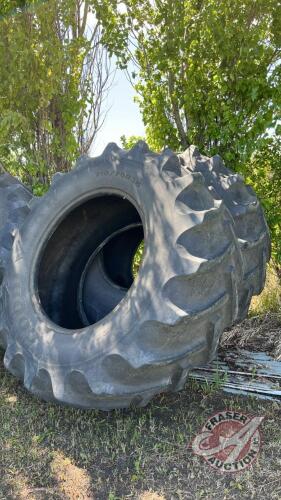 Used GoodYear DT820 710/70R38 tractor tire (B)