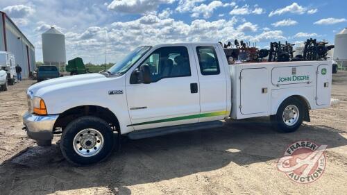 2001 Ford F250 service truck, SAFETIED, 428,143 Showing, VIN: 1FTNX21F31EC57836 , OWNER: SELLER: Kevin W Routledge, FRASER AUCTION______________