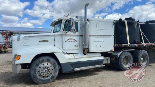 1989 Freightliner highway truck, 1,862,271 Showing, SAFETIED, VIN: 2FUYDXYB1KV325383, OWNER: SELLER: Kevin W Routledge, FRASER AUCTION______________