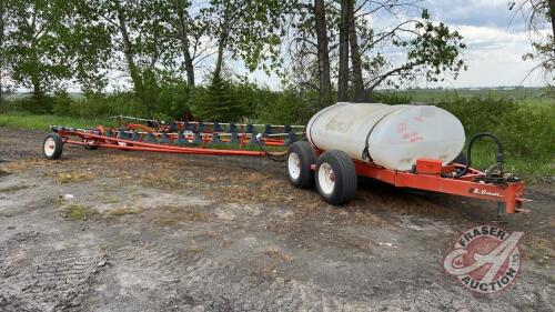 60' Brandt field sprayer w/ 400Gal poly tank, S/N 29441A, F105 **Monitor & Manual - Office Shed**