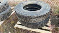 11R22.5 Michelin retread semi tire, F99